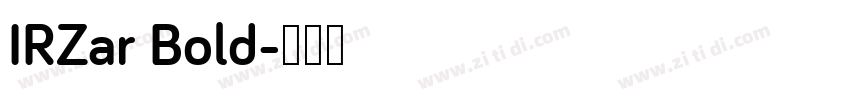 IRZar Bold字体转换